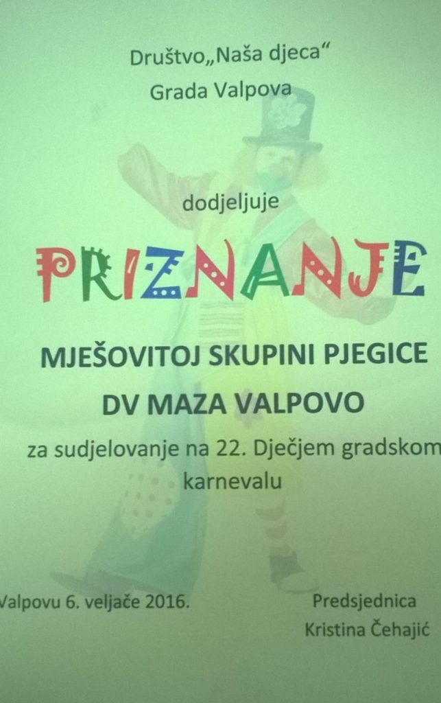 Mješovita skupina Pjegice …