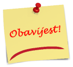 Obavijest o rezultatima natječaja za prijam u radni odnos spremačice na određeno vrijeme, puno radno vrijeme, -1 izvršitelj