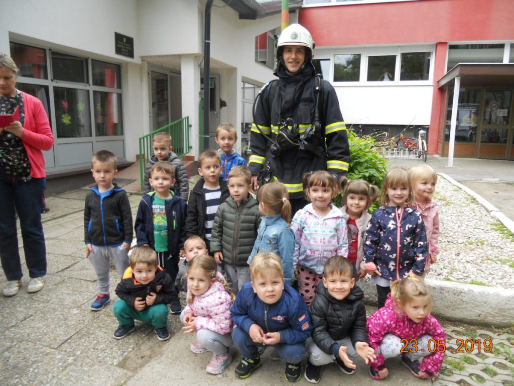 Vatrogasci u vrtiću …