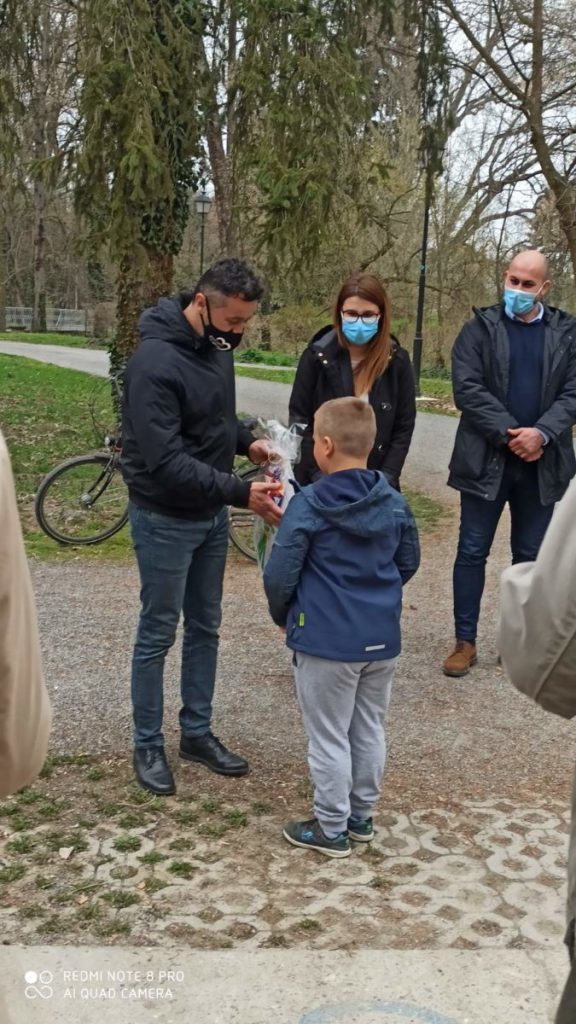 Gradonačelnik daruje naše vrtićarce