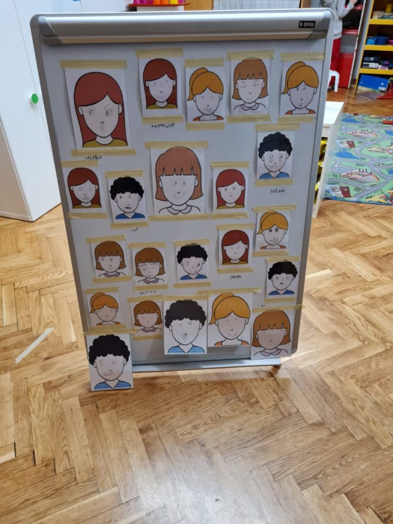 Emocije u skupini “Šapice”