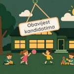 Obavijest i poziv kandidatima za natječaj za prijam u radni odnos odgojiljelja/ice na neodređeno puno radno vrijeme – 8 izvršitelja/ica