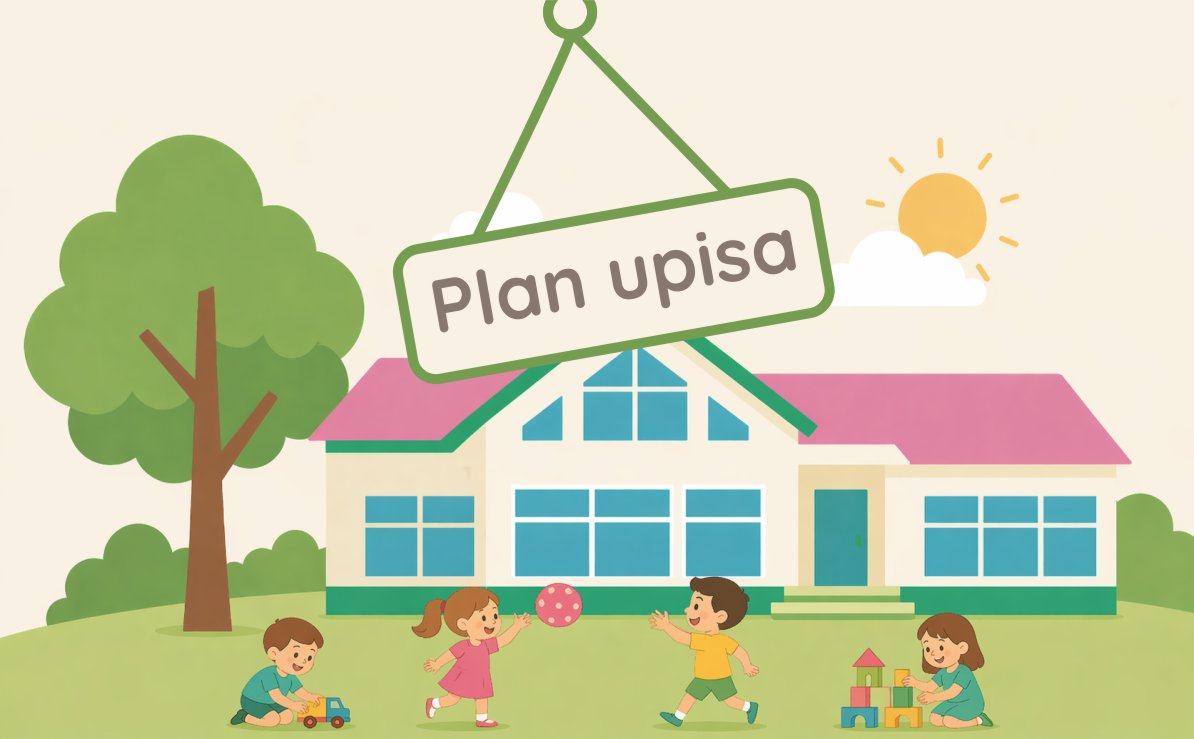 PLAN UPISA DJECE U DJEČJI VRTIĆ MAZA VALPOVO U PEDAGOŠKU GODINU 2026.,2027.